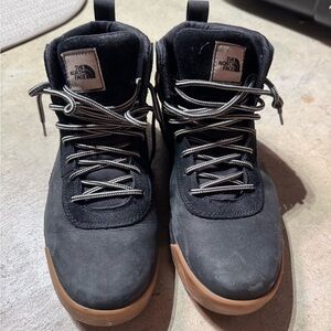 The North Face Black and Brown Boots with Sleek Design